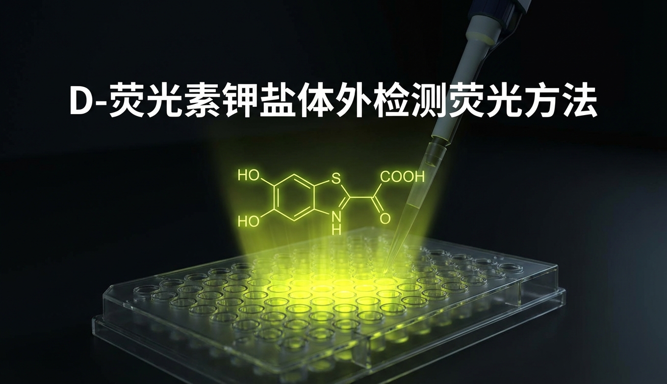 D-荧光素钾盐体外检测荧光方法