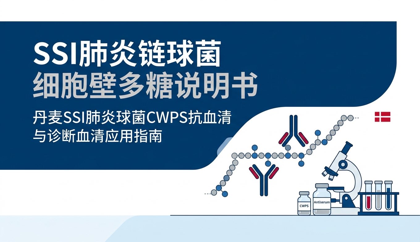 SSI肺炎链球菌细胞壁多糖说明书：丹麦SSI肺炎球菌CWPS抗血清与诊断血清应用指南