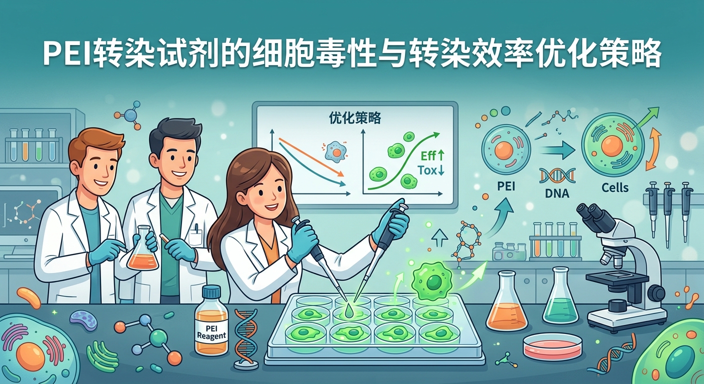 PEI转染试剂的细胞毒性与转染效率优化策略