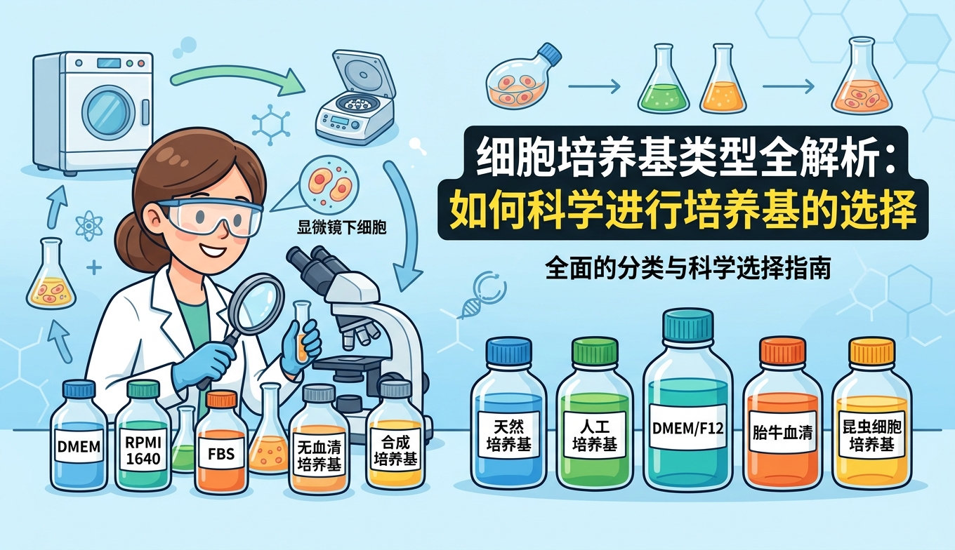 细胞培养基类型全解析：如何科学进行培养基的选择
